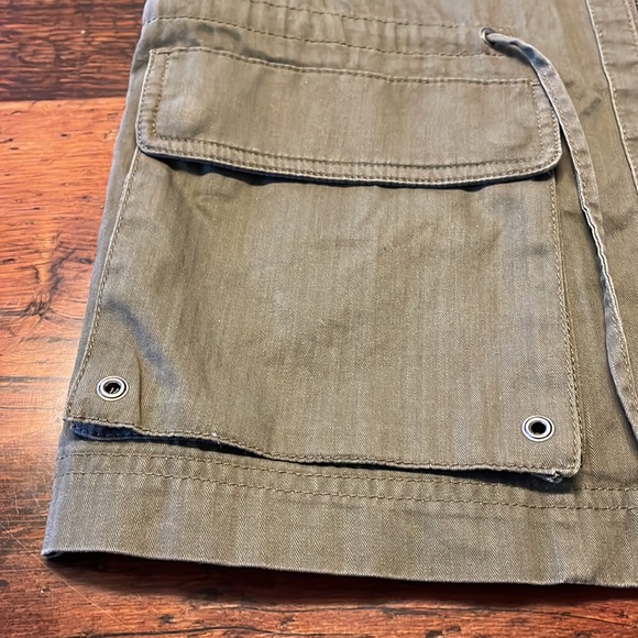 JCrew Utility Vest Army Khaki Green size XS - Picture 7 of 9